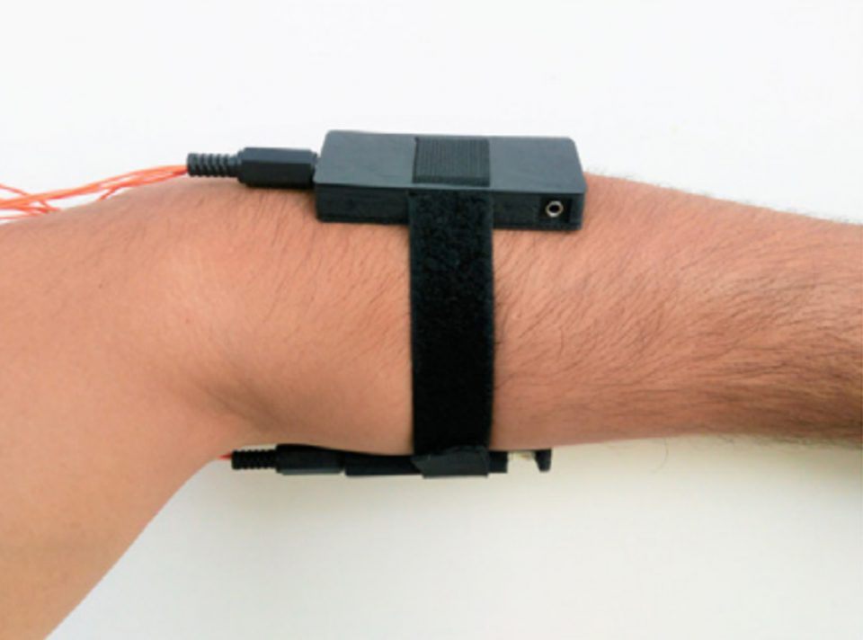 EMG wearable armband Soft and Printed Microelectronics